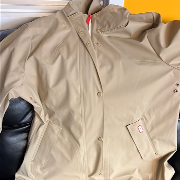 Hunter Women's Tan Hooded Jacket Size XL - Picture 4 of 6
